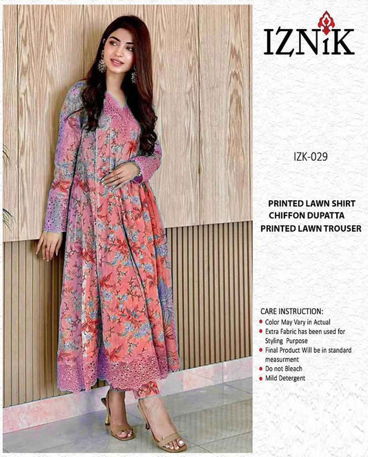 Iznik Premium Lawn Suit