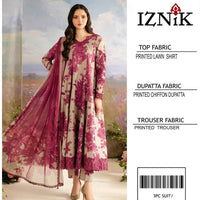 Iznik Premium Lawn Suit
