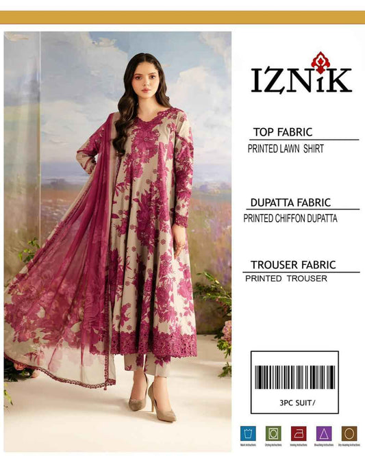 Iznik Premium Lawn Suit