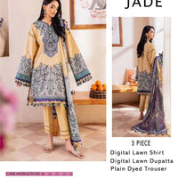 Jade-Inspired Printed Lawn Suit