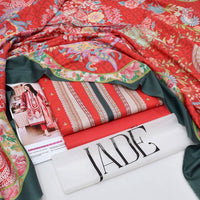 Jade-Inspired Printed Lawn Suit