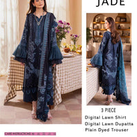 Jade-Inspired Printed Lawn Suit