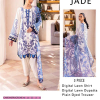 Jade-Inspired Printed Lawn Suit