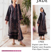 Jade-Inspired Printed Lawn Suit
