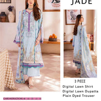 Jade-Inspired Printed Lawn Suit