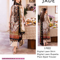 Jade-Inspired Printed Lawn Suit