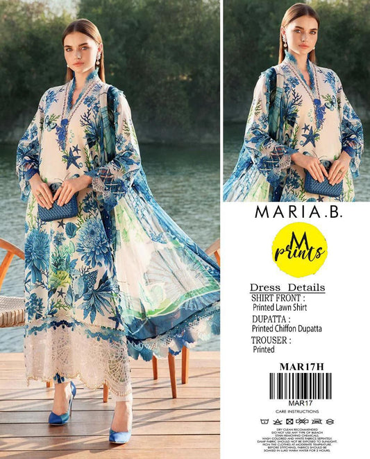 Maria.B-Inspired Lawn Suit