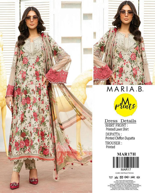 Maria.B-Inspired Lawn Suit