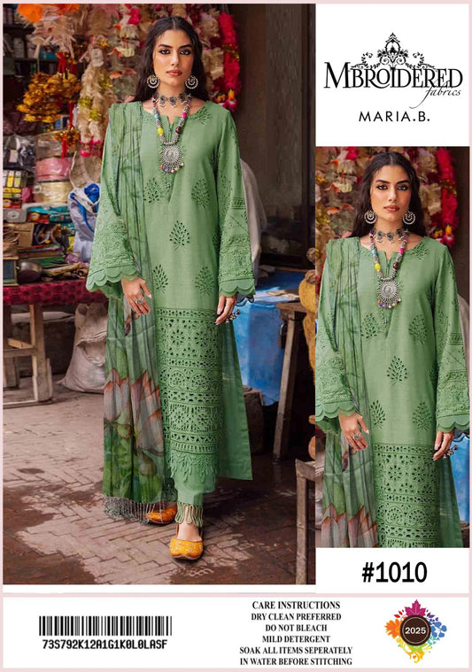 Maria B Inspired – Embroidered 3-Piece Suit