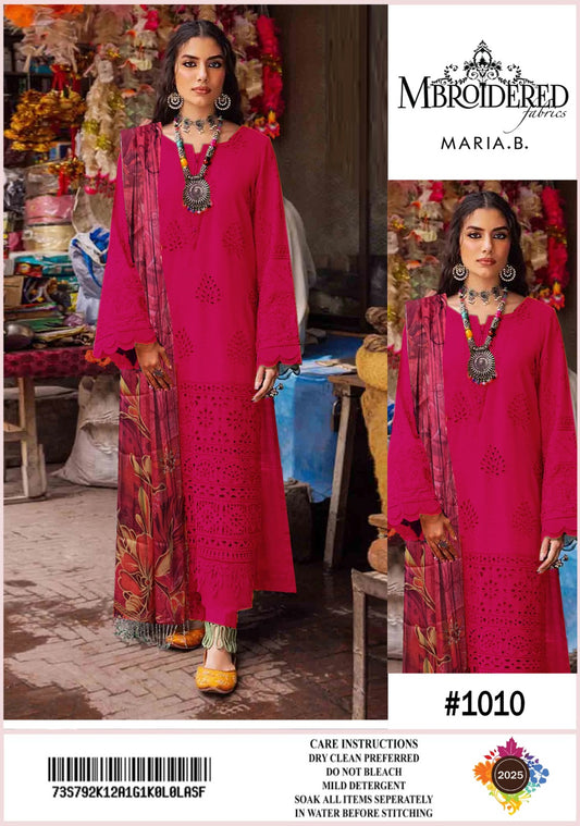 Maria B Inspired – Embroidered 3-Piece Suit