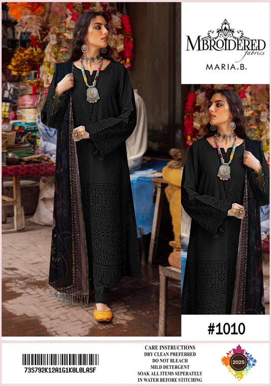 Maria B Inspired – Embroidered 3-Piece Suit