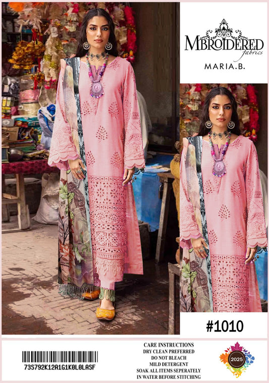 Maria B Inspired – Embroidered 3-Piece Suit