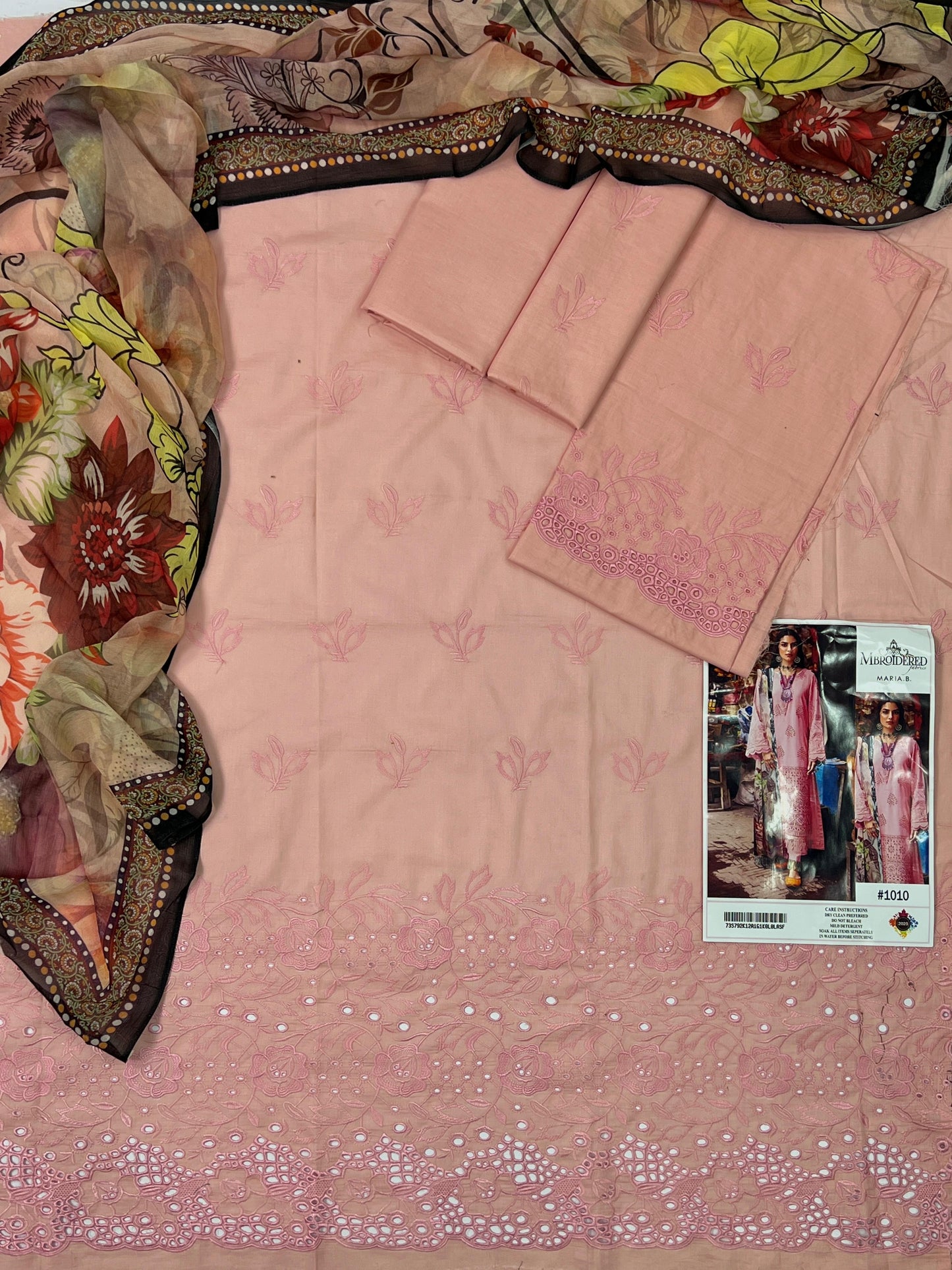 Maria B Inspired – Embroidered 3-Piece Suit