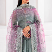 MARIA B Inspired– Embroidered Maxi Dress