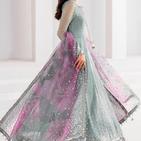 MARIA B Inspired– Embroidered Maxi Dress