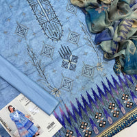 Sapphire Inspired Embroidered Lawn Suit
