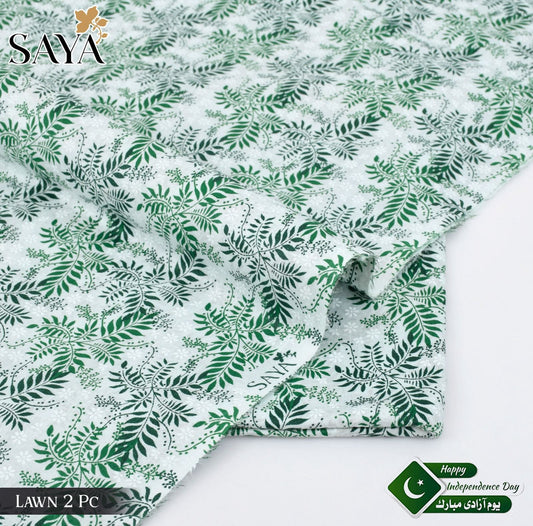 Saya 2-Piece Digital Lawn Printed Cord Set
