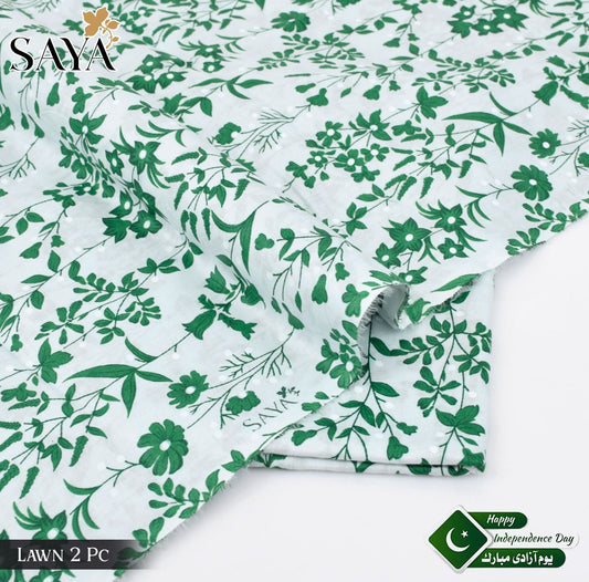 Saya 2-Piece Digital Lawn Printed Cord Set