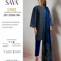 Saya Tana Dora – Lawn Suit (Unstitched)
