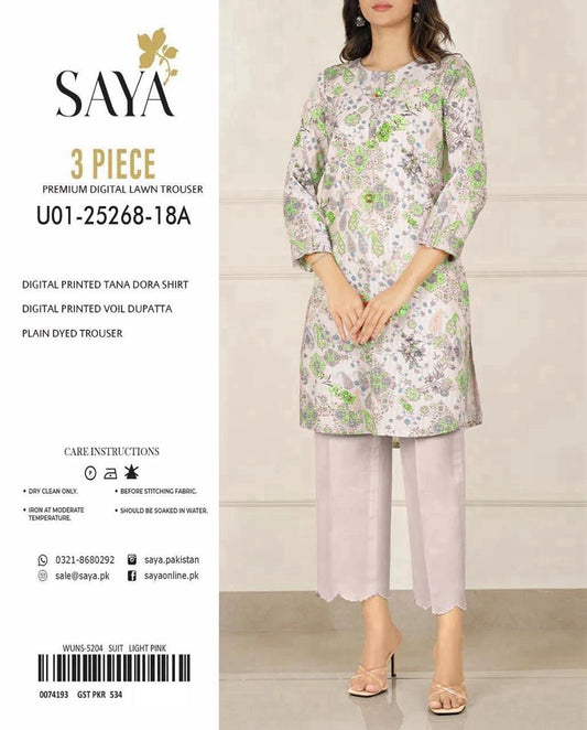 Saya Tana Dora – Lawn Suit (Unstitched)