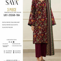 Saya Tana Dora – Lawn Suit (Unstitched)