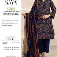 Saya Tana Dora – Lawn Suit (Unstitched)
