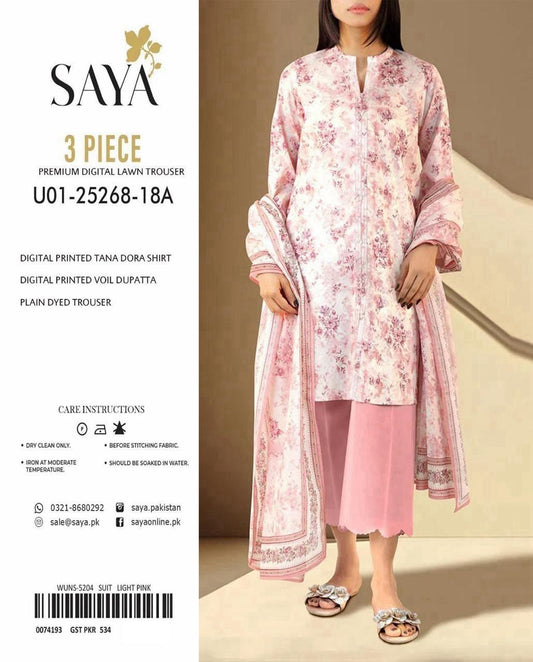 Saya Tana Dora – Lawn Suit (Unstitched)