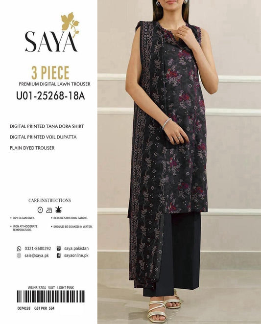 Saya Tana Dora – Lawn Suit (Unstitched)