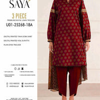 Saya Tana Dora – Lawn Suit (Unstitched)