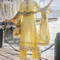 Adan Libas – Luxury Chikankari Lawn 3-Piece Suit with Silk Dupatta