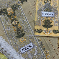 Adan Libas – Luxury Chikankari Lawn 3-Piece Suit with Silk Dupatta