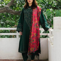 Zara Shahjahan Inspired 3-Piece Embroidered Lawn Suit