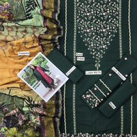 Zara Shahjahan Inspired 3-Piece Embroidered Lawn Suit